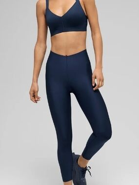 ALO Yoga Navy Airlift Strength Extreme High Waist 7/8 Legging Size Small NWT